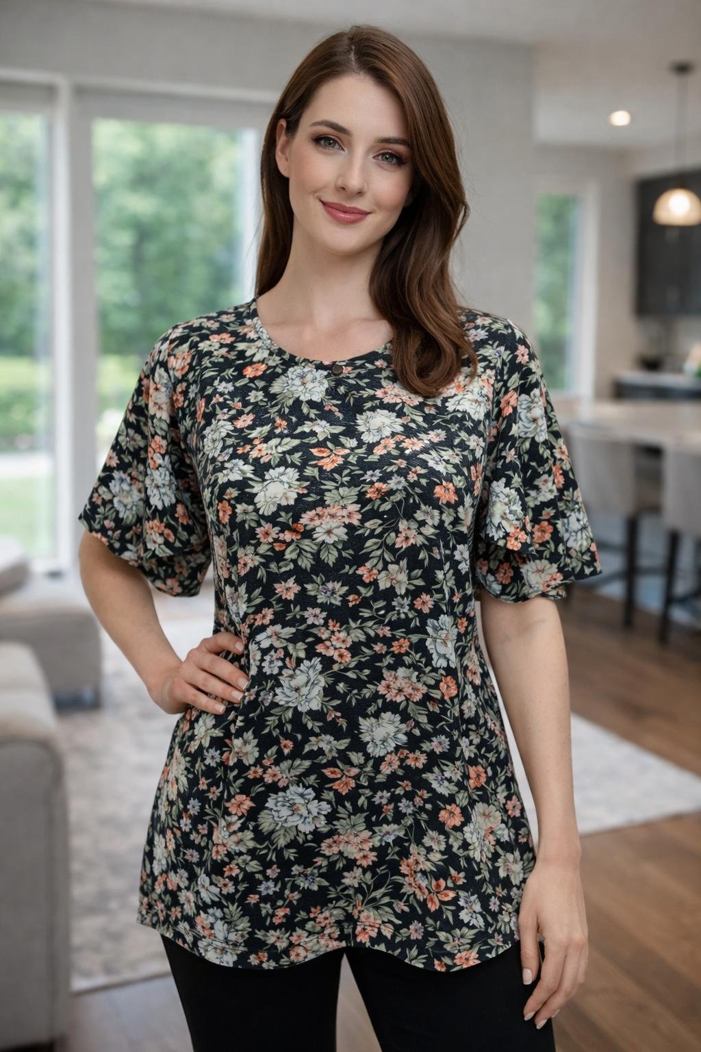 Falsa tunic in Black