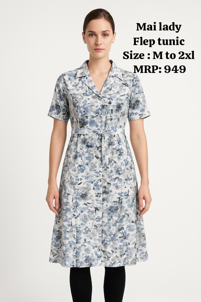 Flep tunic in Sky blue