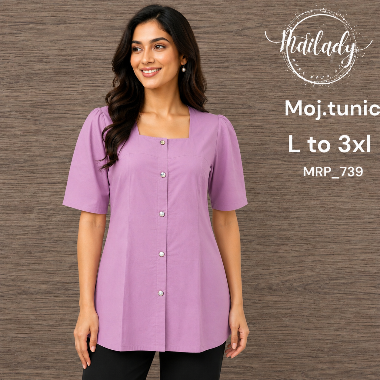Moj tunic in Pink