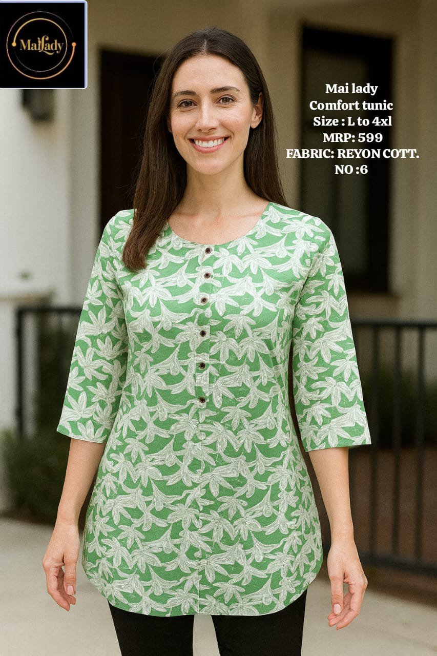 Comfort tunic in Green
