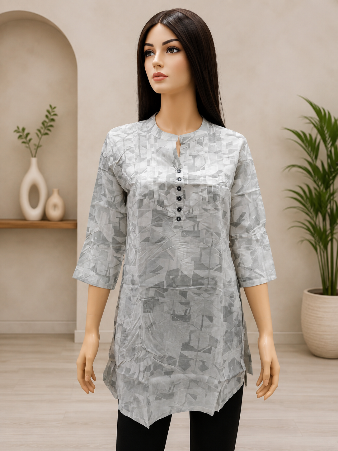 Gazi tunic in Grey