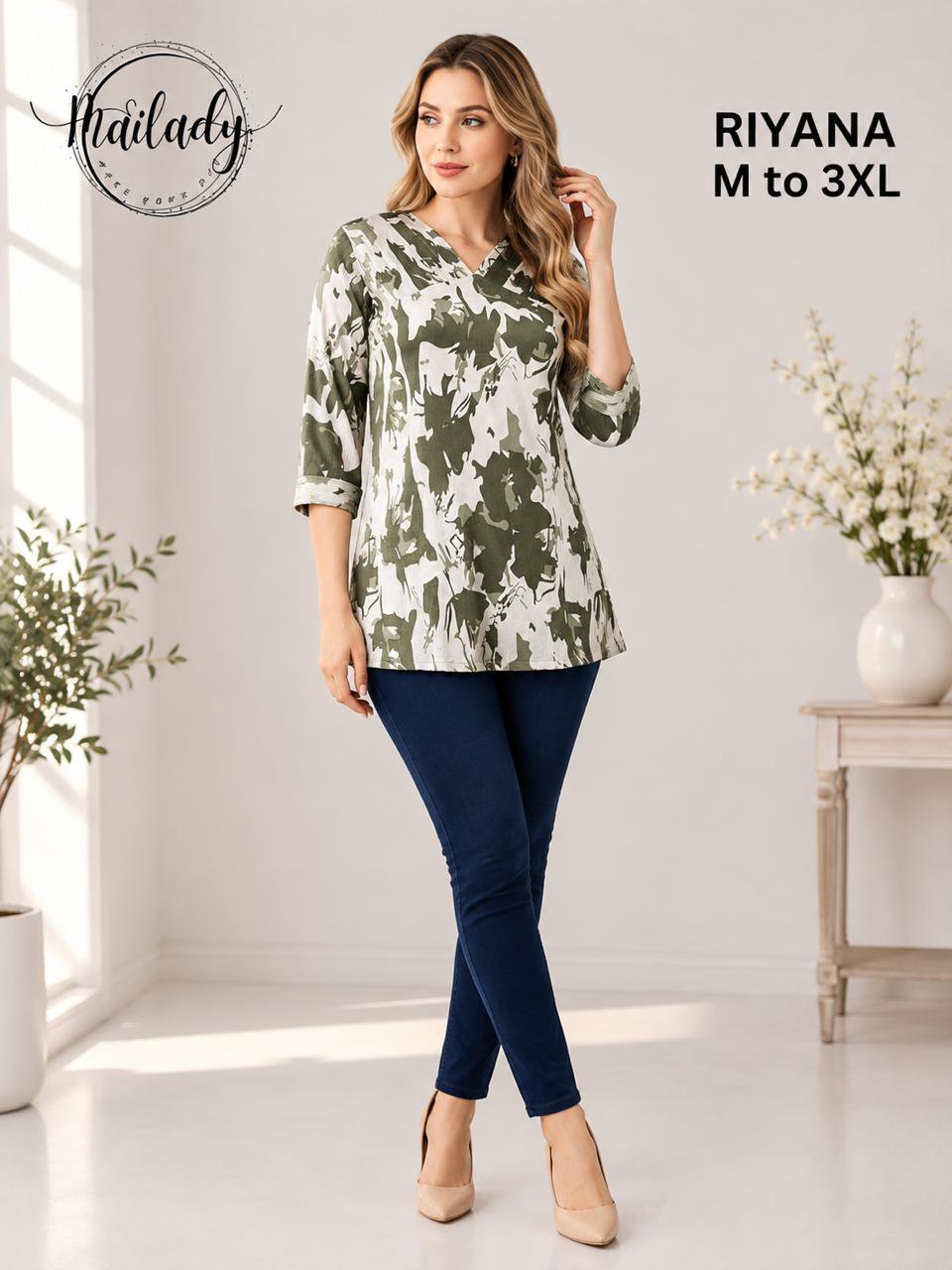 Riyana tunic in Green