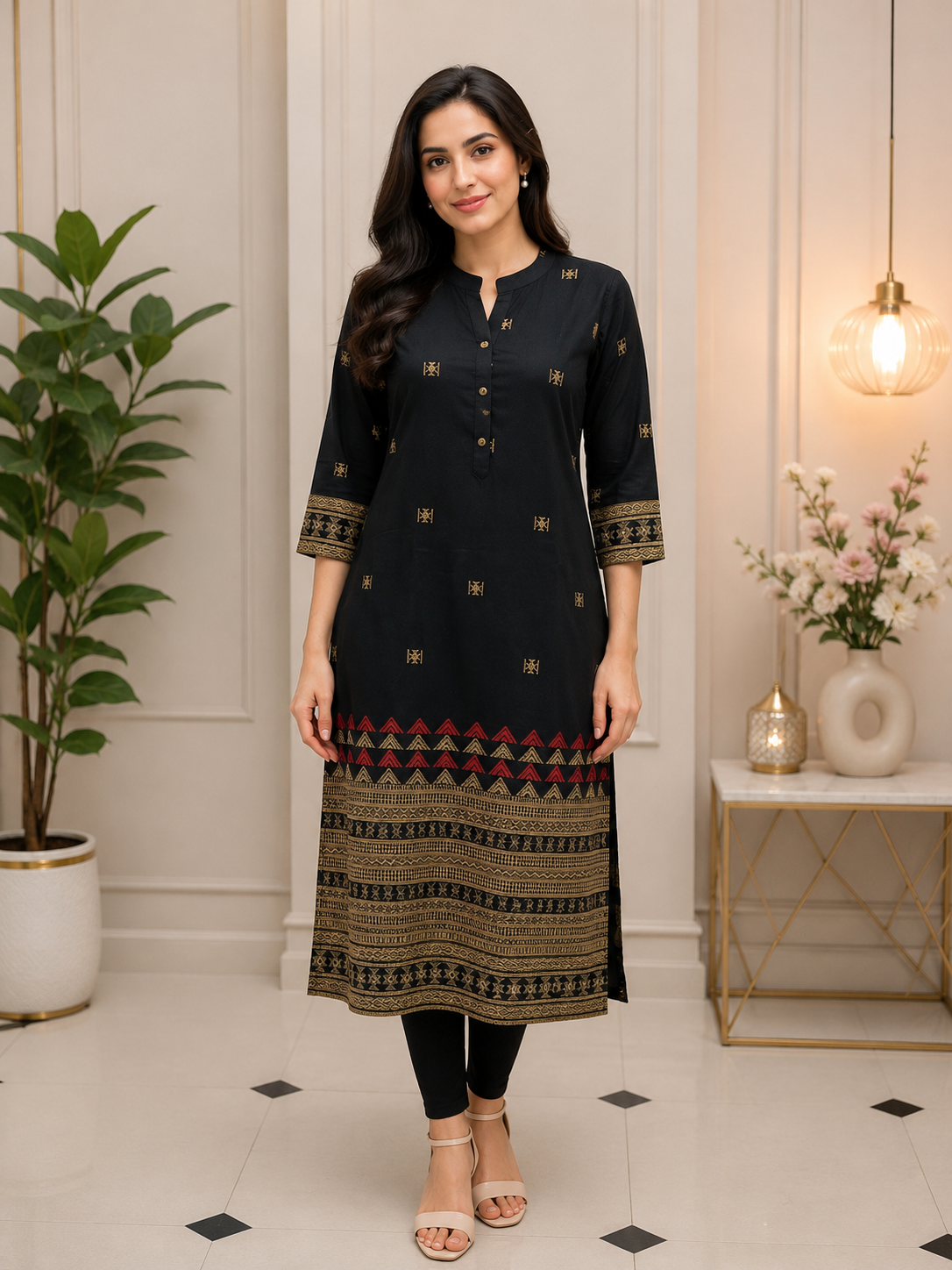 Katha-kali in Black