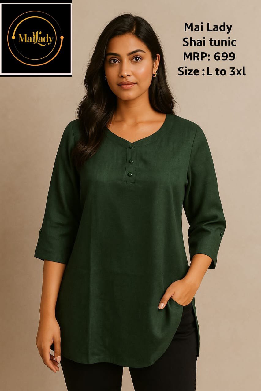 Shai tunic in Green