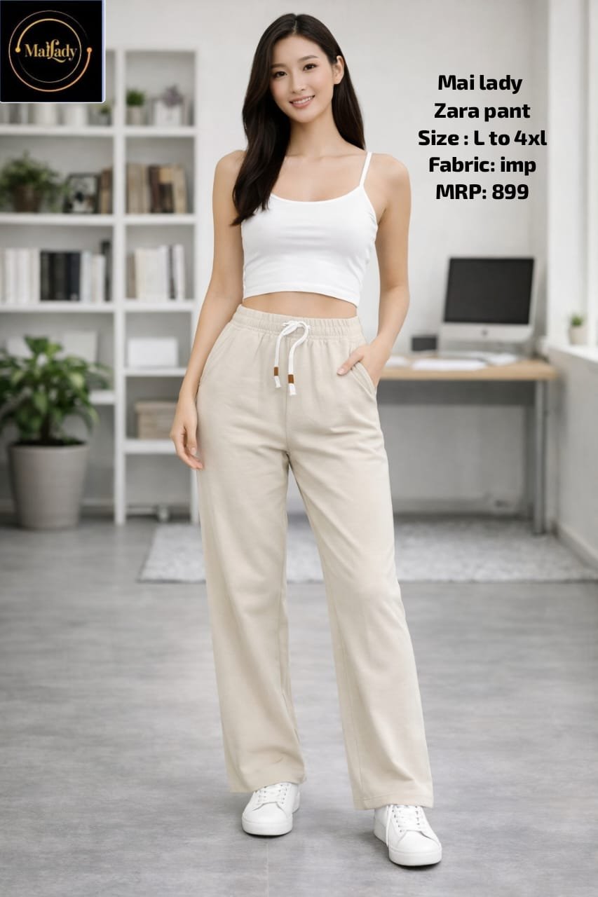 Zara pant in Cream