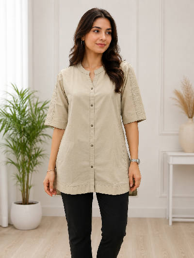 Denim tunic