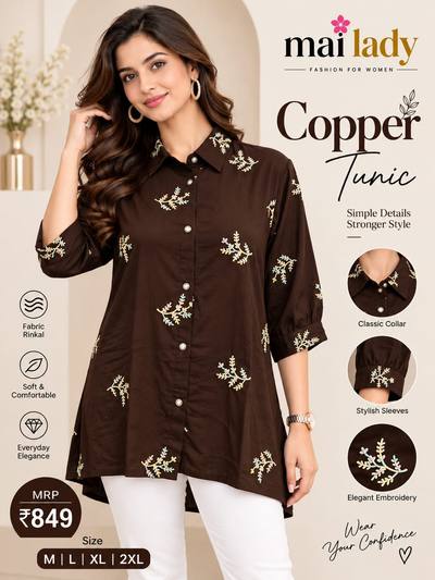 Copper tunic